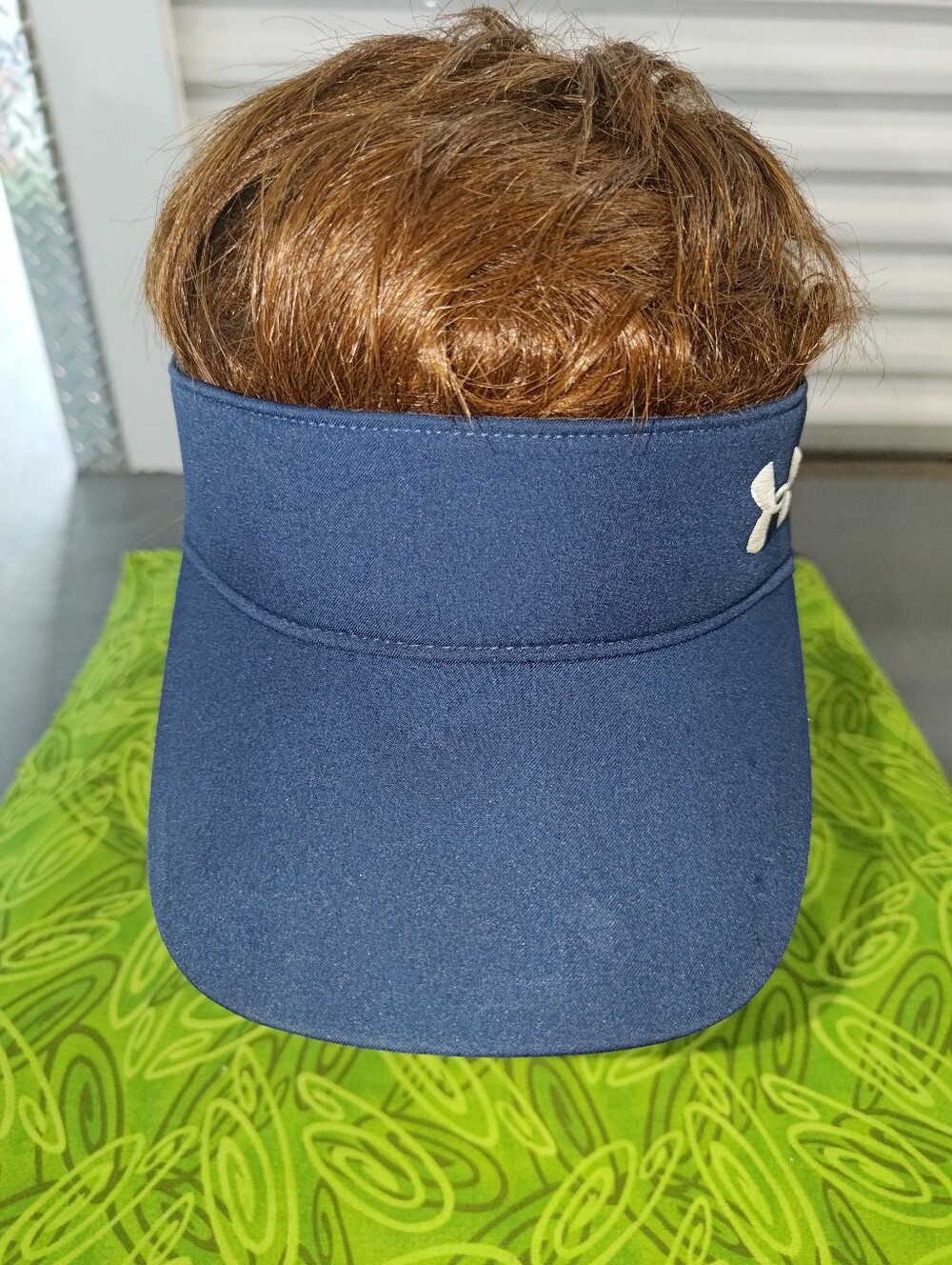 Under Armour Embroidered Logo Women Gym Golf Visor OSFA Blue White